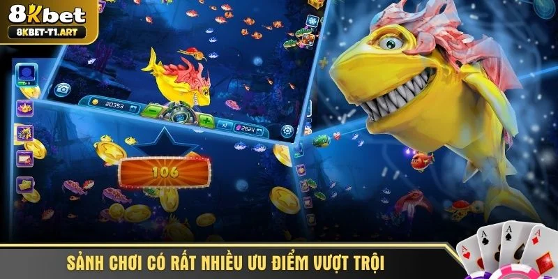 Sảnh chơi có rất nhiều ưu điểm vượt trội